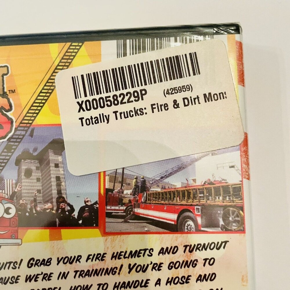 NEW 2 DVDs Totaly Trucks: Fire And Dirt Monsters Fire Engines Big Trucks SEALED - Picture 10 of 14